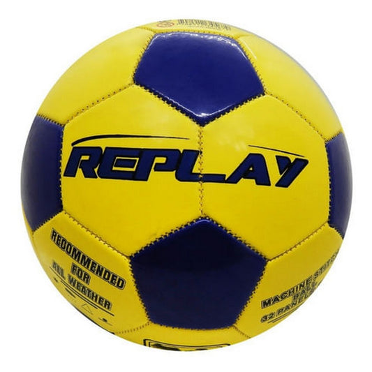 Pelota Futbol N° 5 Replay 7085 Shine Color Celeste - Blanco