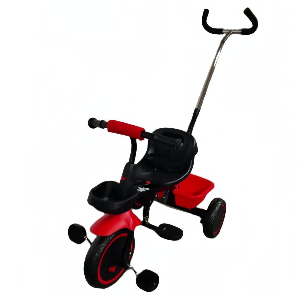 Triciclo Con Manija Jy-t03 Negro Y Rojo