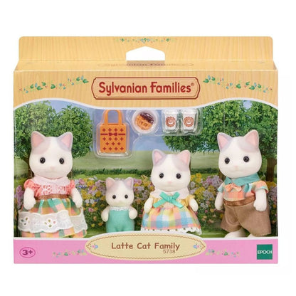 Sylvanian Families Familia Gato Latte 05738