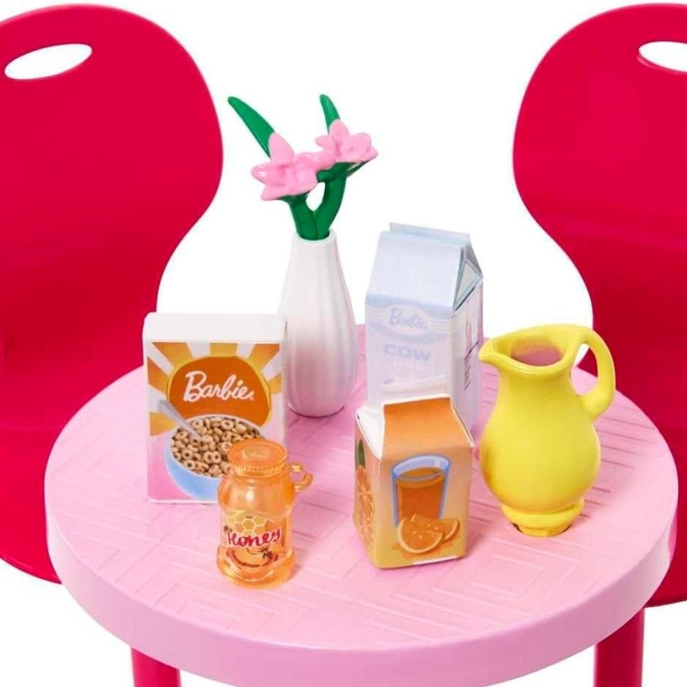 Mesa De Desayuno Barbie Basic Furniture Mattel Hpt51