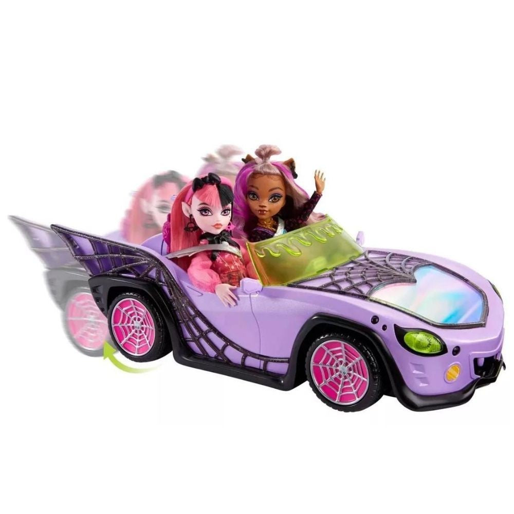 Monster High Vehículo Para Muñeca Ghoul Mobile Hhk6 Mattel