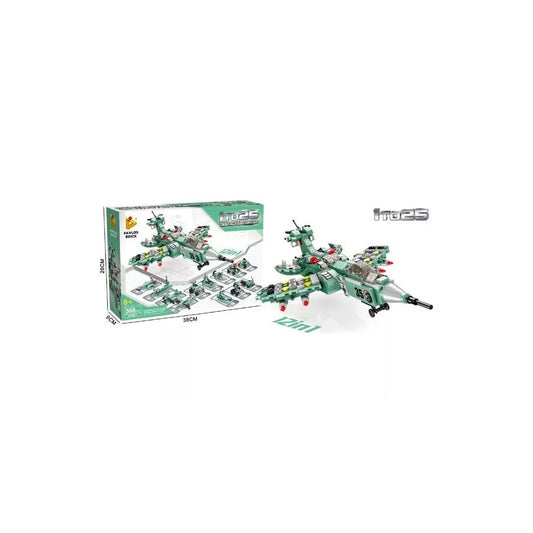 Panlos Brick Bloques Avion De Guerra 576 Pzas 1860218