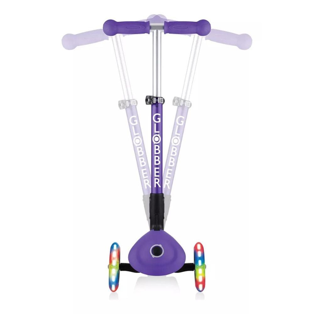 Globber Monopatin Junior Plegable Y C/luces Violeta 437-103