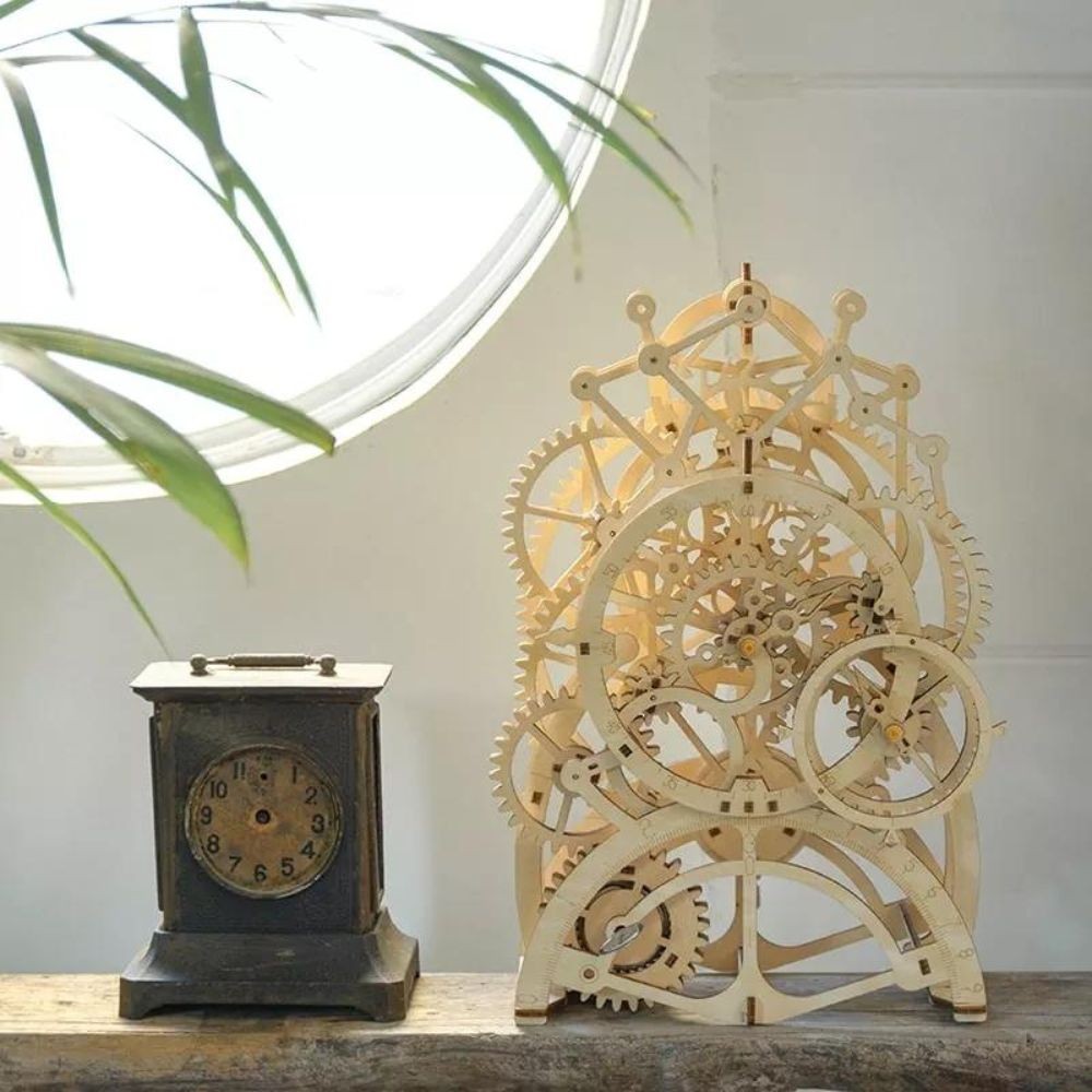 Robotime Puzzle 3d Reloj De Péndulo Lk501 Rokr