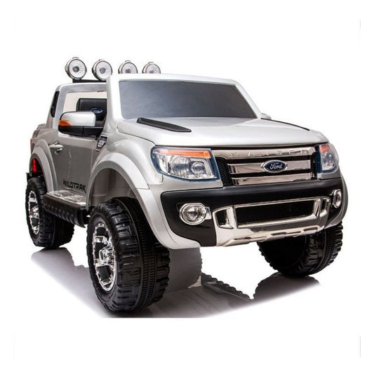Camioneta Ford Ranger Auto A Batería Gris Con R/c 12v