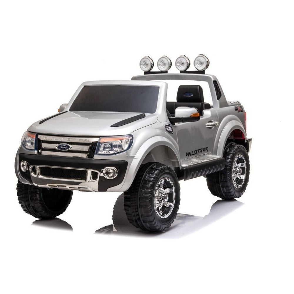 Camioneta Ford Ranger Auto A Batería Gris Con R/c 12v
