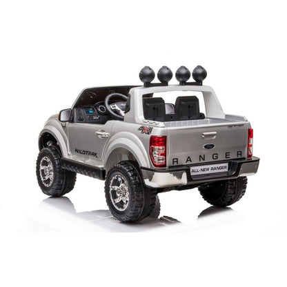 Camioneta Ford Ranger Auto A Batería Gris Con R/c 12v