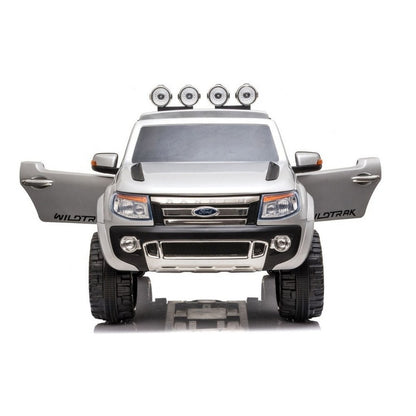 Camioneta Ford Ranger Auto A Batería Gris Con R/c 12v