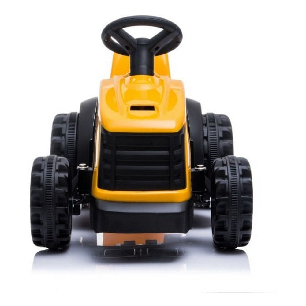 Tractor Con Acoplado A Batería Cn-shj61908t Amarillo