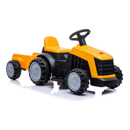 Tractor Con Acoplado A Batería Cn-shj61908t Amarillo