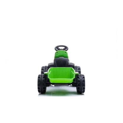 Tractor Con Acoplado A Batería Cn-shj61908t Verde