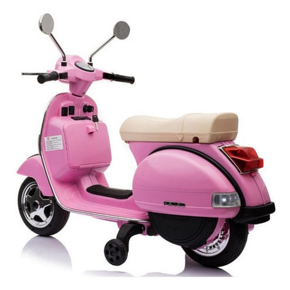 Moto A Batería Vespa 150 Cm-shh4003-3 Rosa