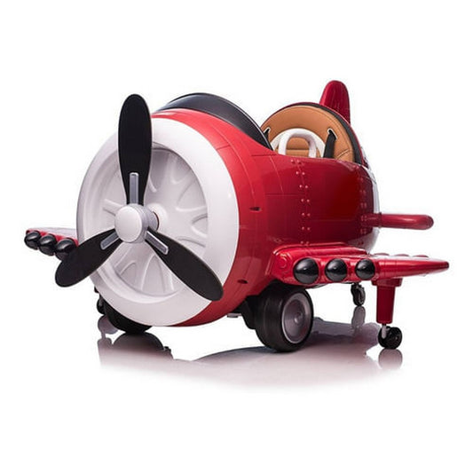 Auto A Batería Avión Rojo Con Control 6v Shl320201 Shine