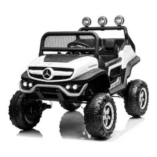 Auto Mercedes Benz Unimog A Batería Cl-shj999 Blanco