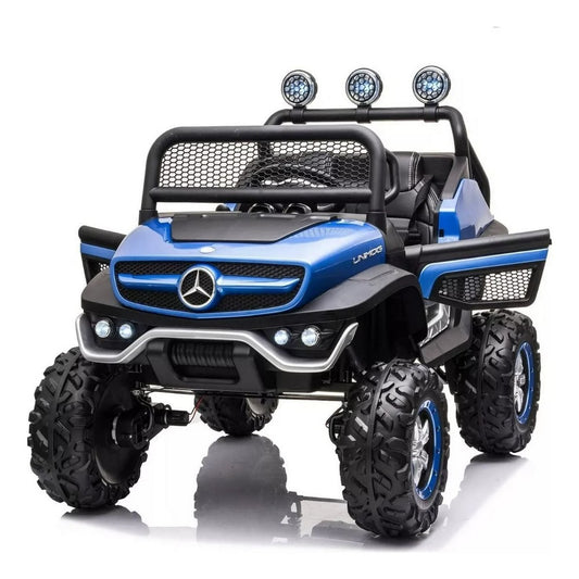 Auto Mercedes Benz Unimog A Batería Cl-shj999 Negro