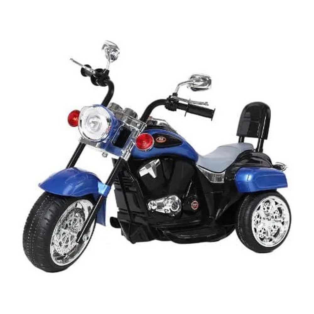 Moto Eléctrica Infantil A Batería Azul Cm-shj61501
