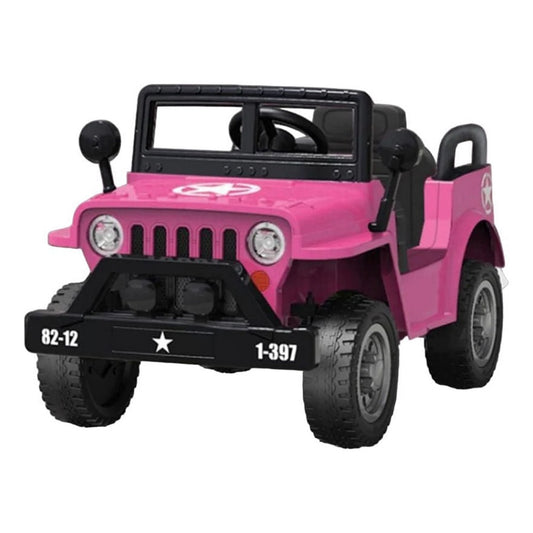 Auto Jeep A Batería Rosa Cn-shh8001