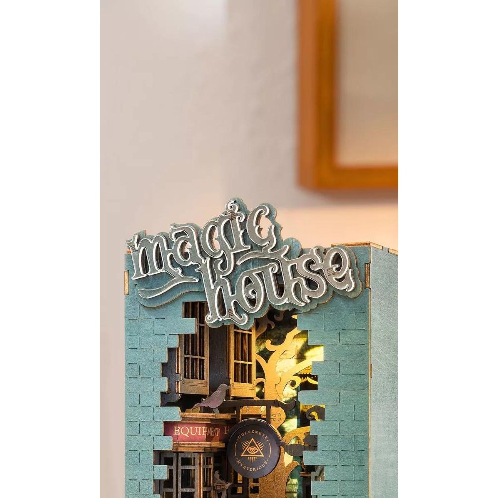 Robotime Puzzle 3d Book Nook Casa Mágica Tgb03 Rolife