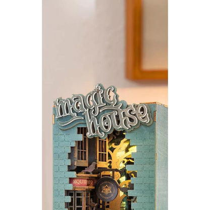 Robotime Puzzle 3d Book Nook Casa Mágica Tgb03 Rolife