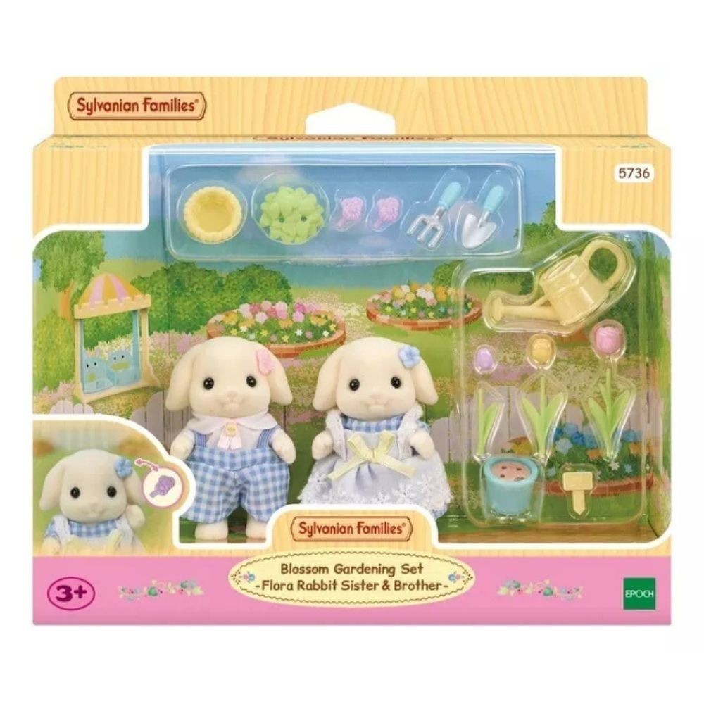 Sylvanian Families Set Hermanos Conejo Flora 05736