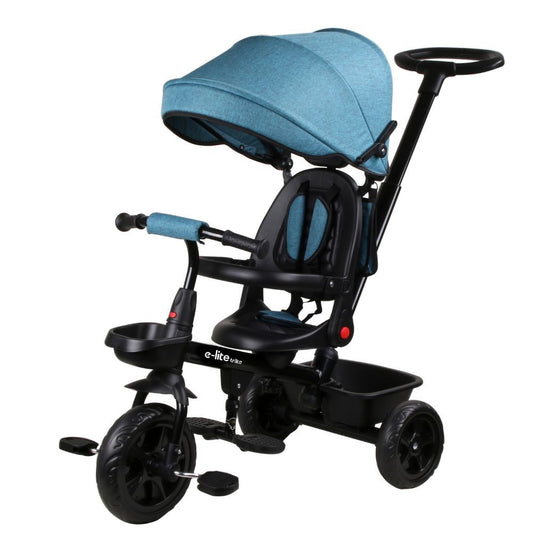 Triciclo E-lite Trike Con Capota Jy-t07b Celeste