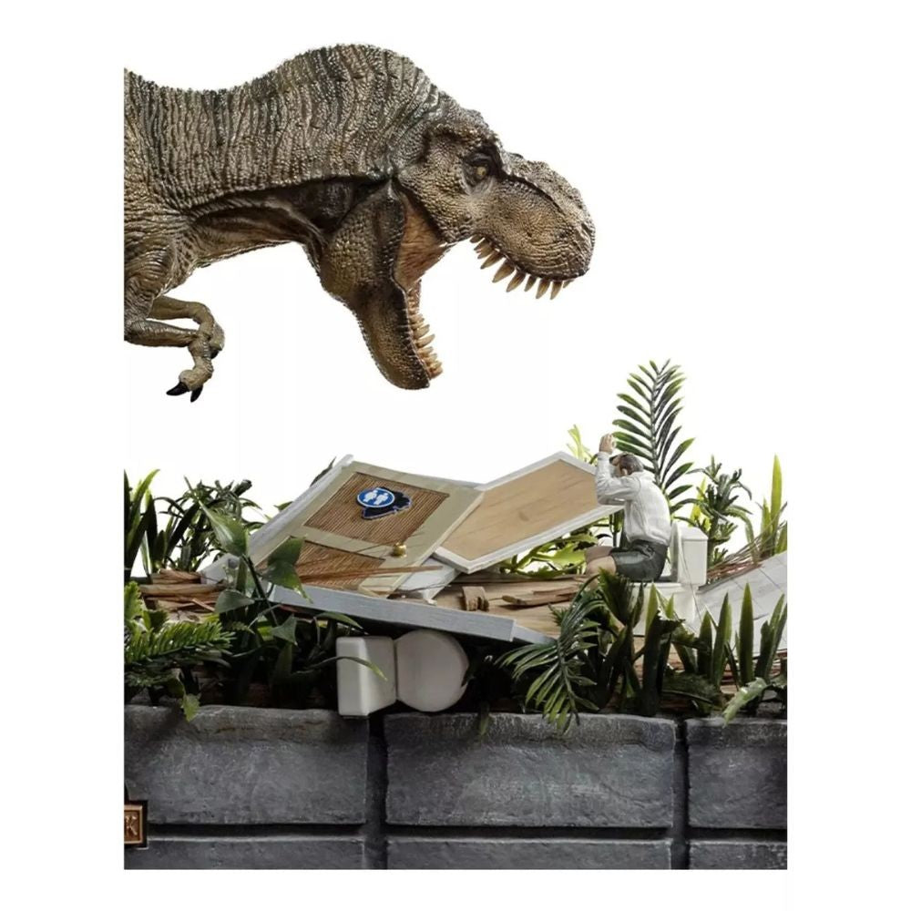 Rex And Donald Gennaro Jurassic Park Demi 1/20 Iron Studios