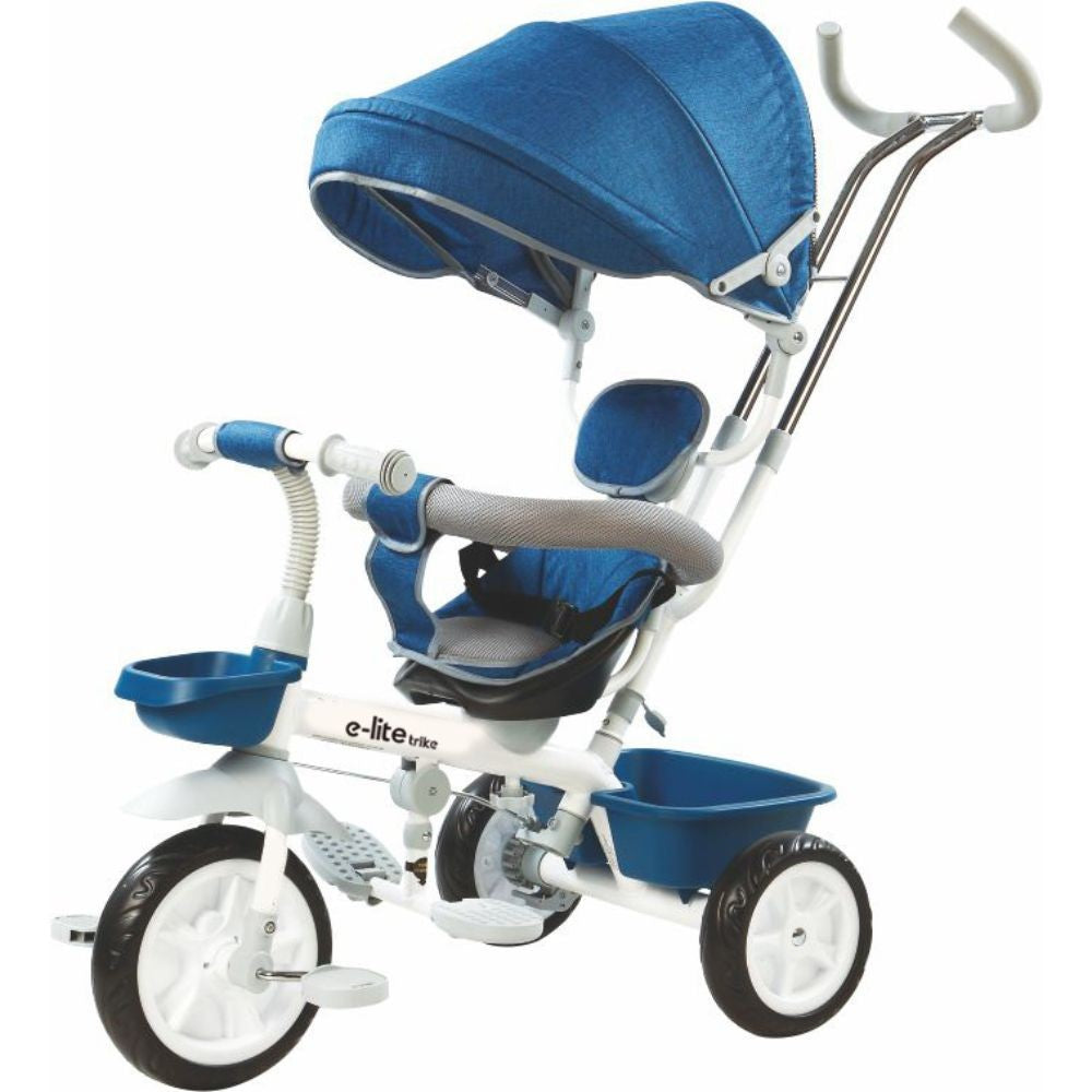 Triciclo E-lite Trike Con Capota Jy-t01 Azul