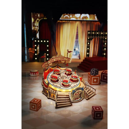 Robotime Puzzle 3d El Baile De Las Tazas Ea04 Rokr