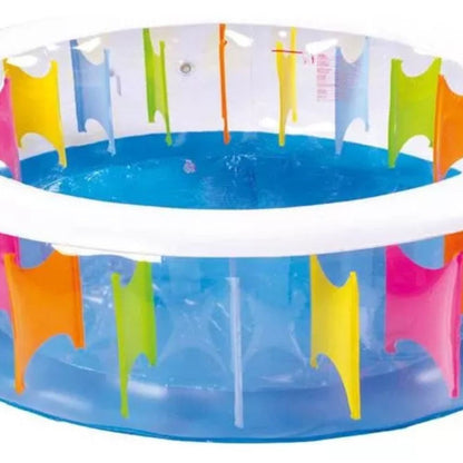 Sun Club Pileta Redonda Rainbow 190cm X50cm 10628