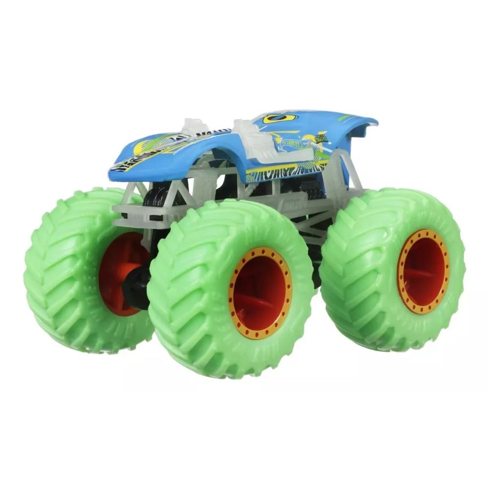 Hotwheels Monster Trucks Vehículo Glow Hcb50 Mattel