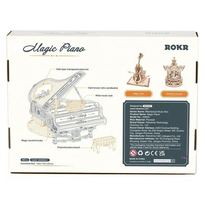 Robotime Puzzle 3d Magic Piano Amk81 Rokr