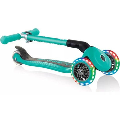 Globber Monopatin Junior Plegable Y C/luces Turquesa 437-107