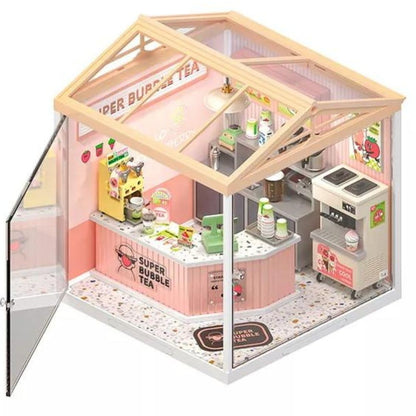 Robotime Puzzle 3d Cafefería De Bubble Tea Double Joy Dw006