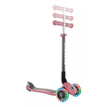 Globber Monopatin Primo Portátil C/luces Rosa 432-210-2