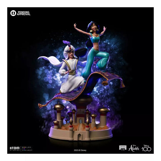 Figura 1/10 Aladdin Y Jazmín Disney 86823 Iron Studios