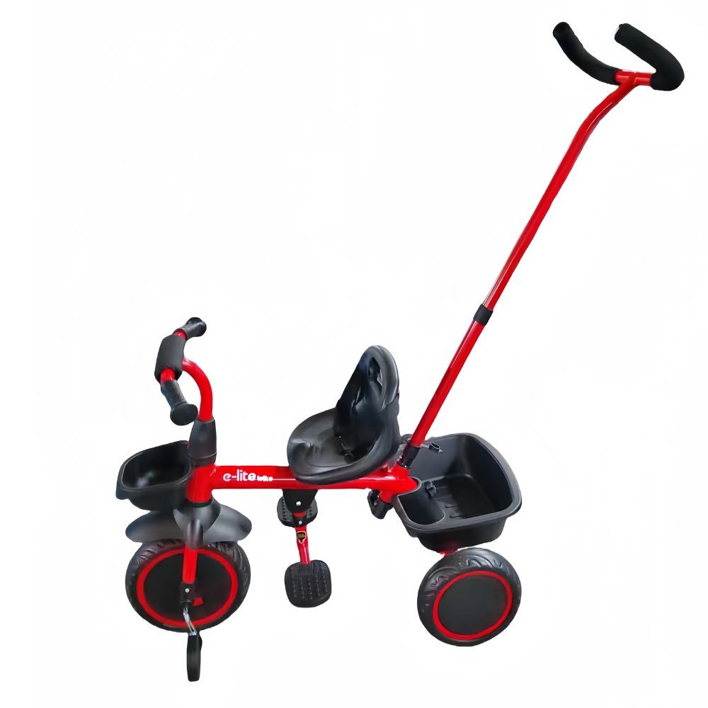 Triciclo Con Manija Jy-t03 Rojo