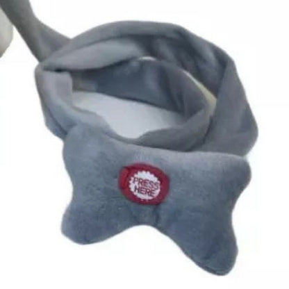 Peluche Perro A Control Remoto Jm-2013 Shine Color Blanco Y Gris