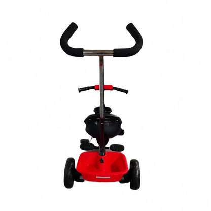 Triciclo Con Manija Jy-t03 Negro Y Rojo