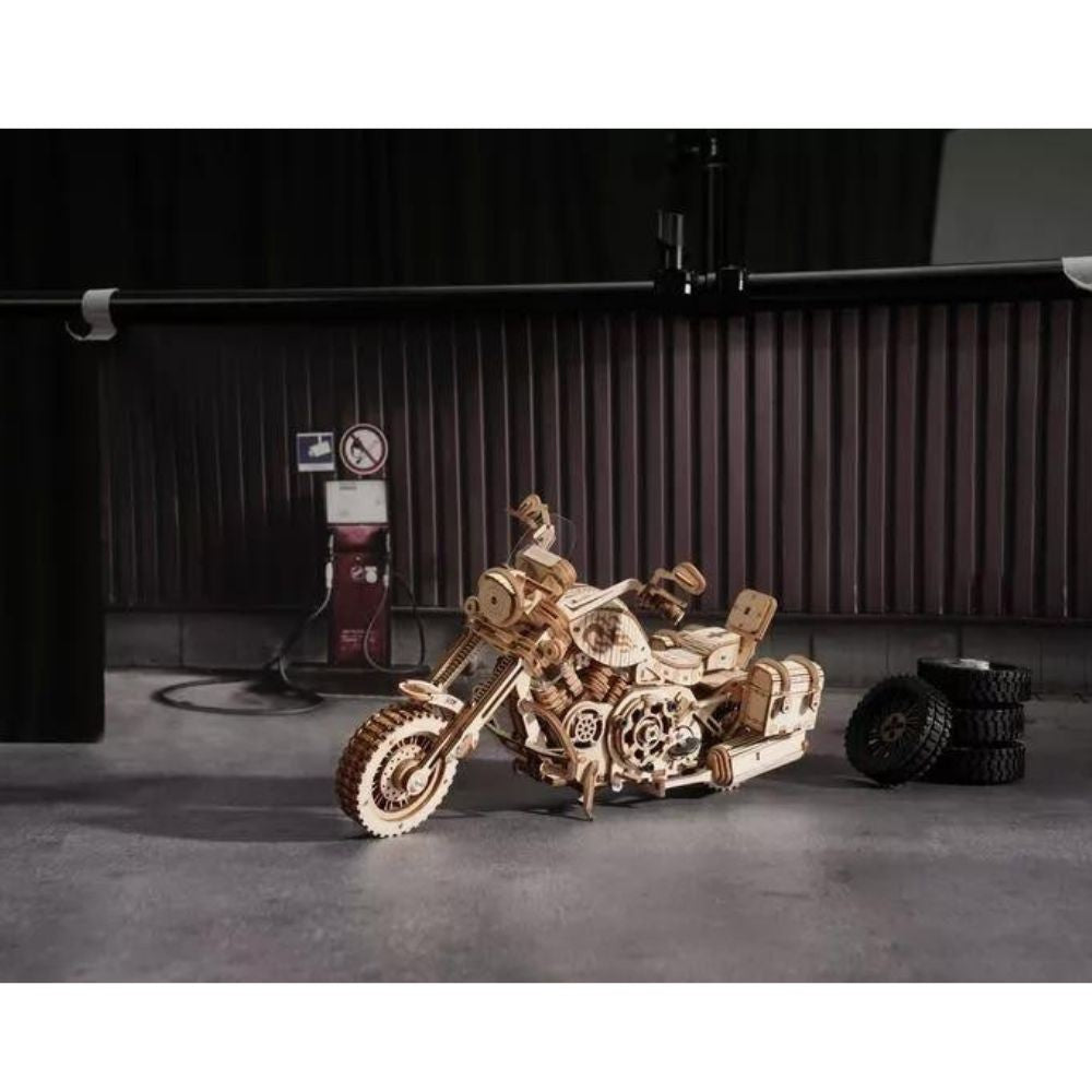 Robotime Puzzle 3d Cruiser Motorcycle Lk504 Rokr