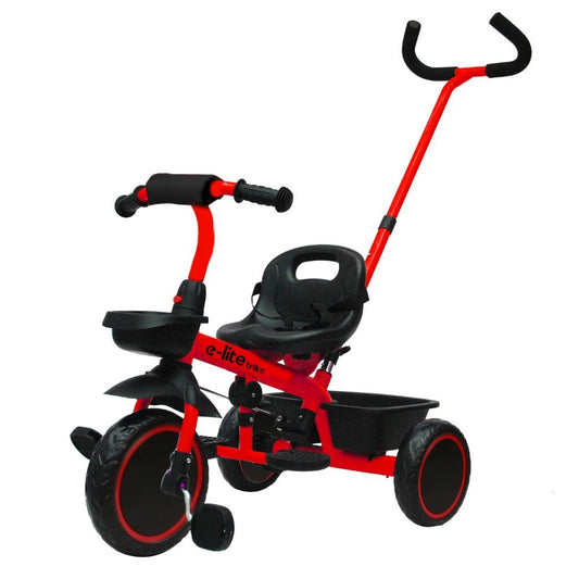 Triciclo Con Manija Jy-t03 Rojo