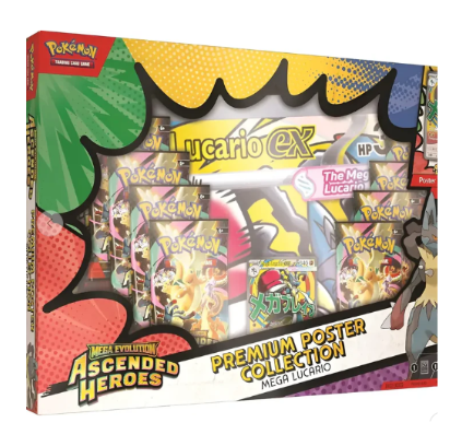 Pokémon TCG Ascended Héroes Premium Poster Mega Ingles 1724