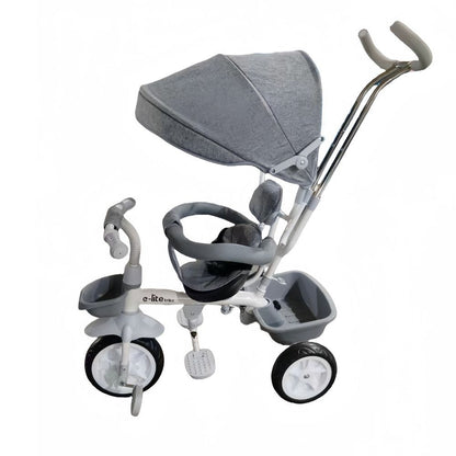 Triciclo E-lite Trike Con Capota Jy-t01 Gris