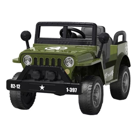 Auto Jeep A Batería Verde Cn-shh8001