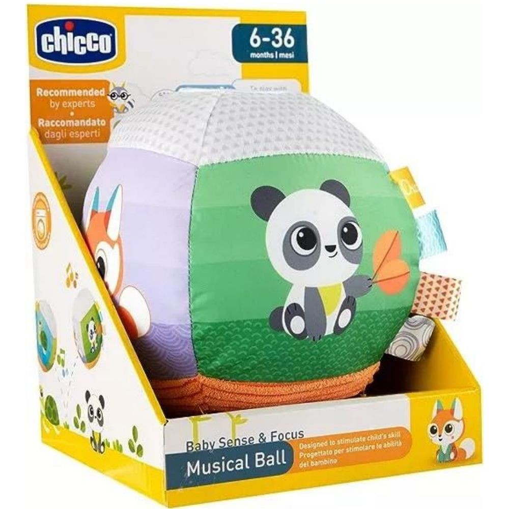 Chicco Pelota Textil Musical Para Bebés 11564