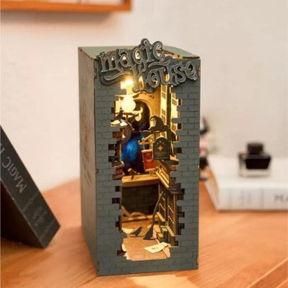 Robotime Puzzle 3d Book Nook Casa Mágica Tgb03 Rolife