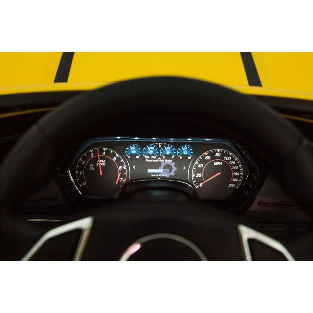 Auto A Batería Chevrolet Camaro 2ss Amarillo Cl-shh2558