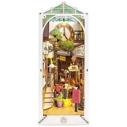 Robotime Puzzle 3d Book Nook De Ciudad Soleada Tgb02 Rolife