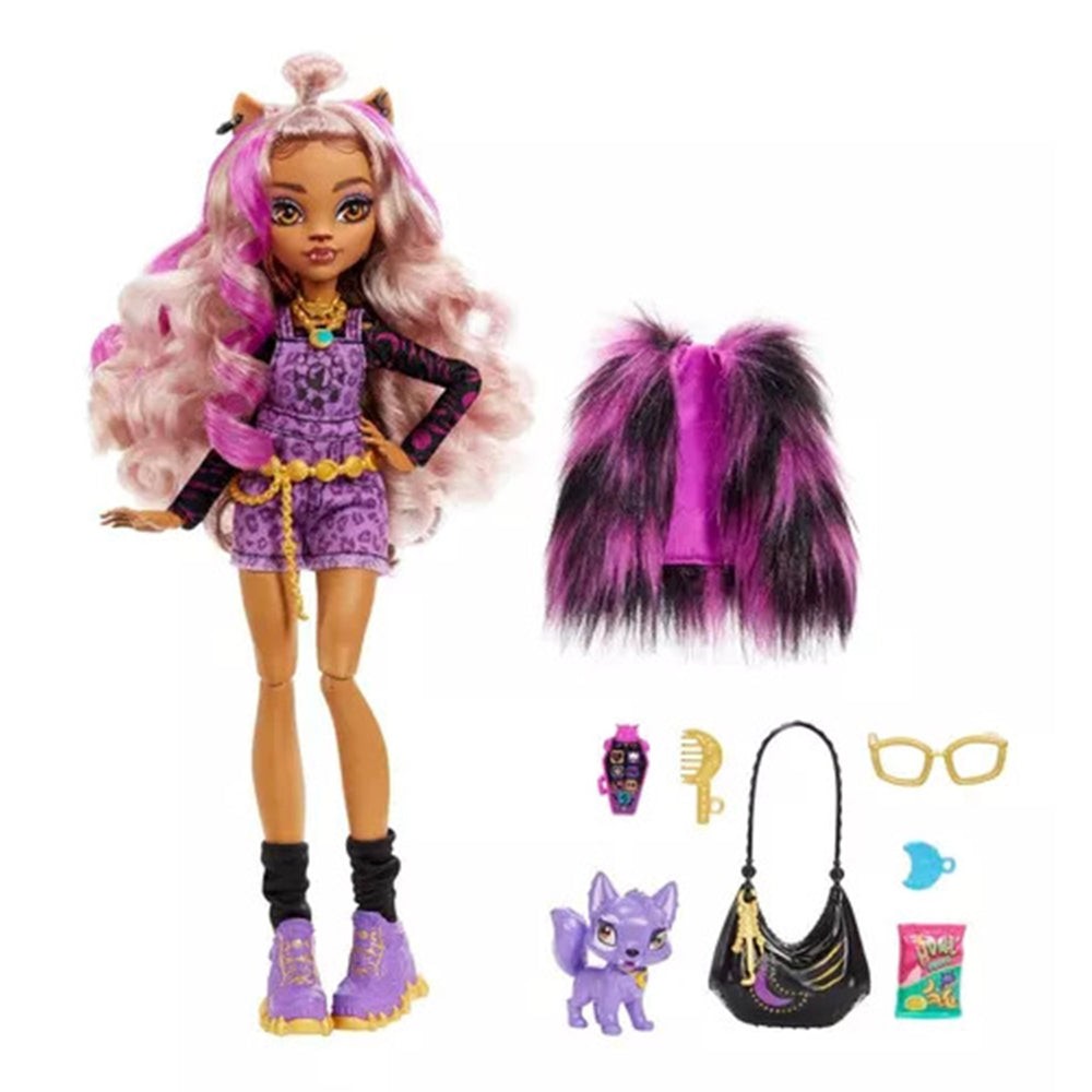 Monster High Muñeca Clawdeen Con Accesorios Hhk52 Mattel