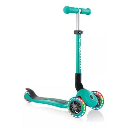 Globber Monopatin Junior Plegable Y C/luces Turquesa 437-107