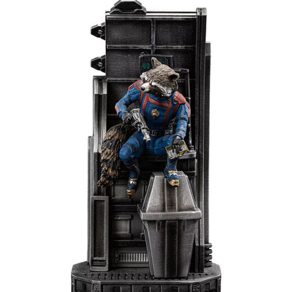 Figura Escala 1/10 Rocket Raccoon 93823-10 Iron Studios